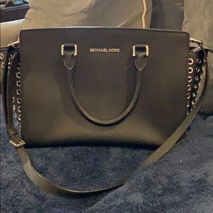 Michael Kors Selma Black Saffiano